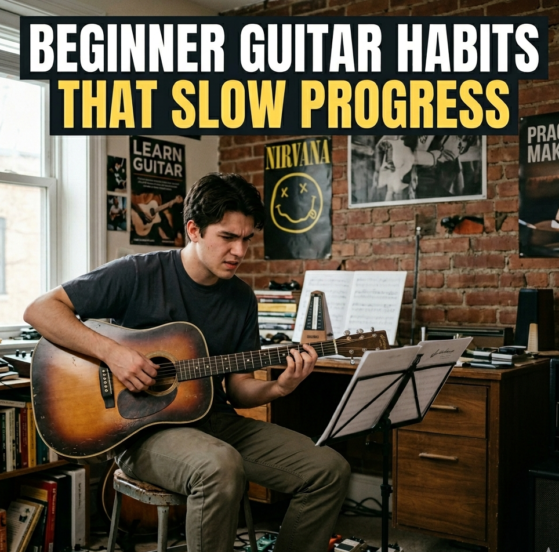 Beginner Guitar Habits That Slow Progress