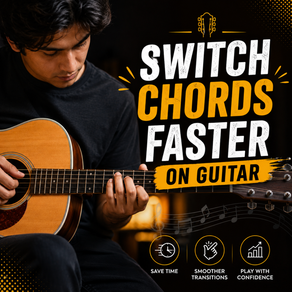 Switch Chords Faster on Guitar