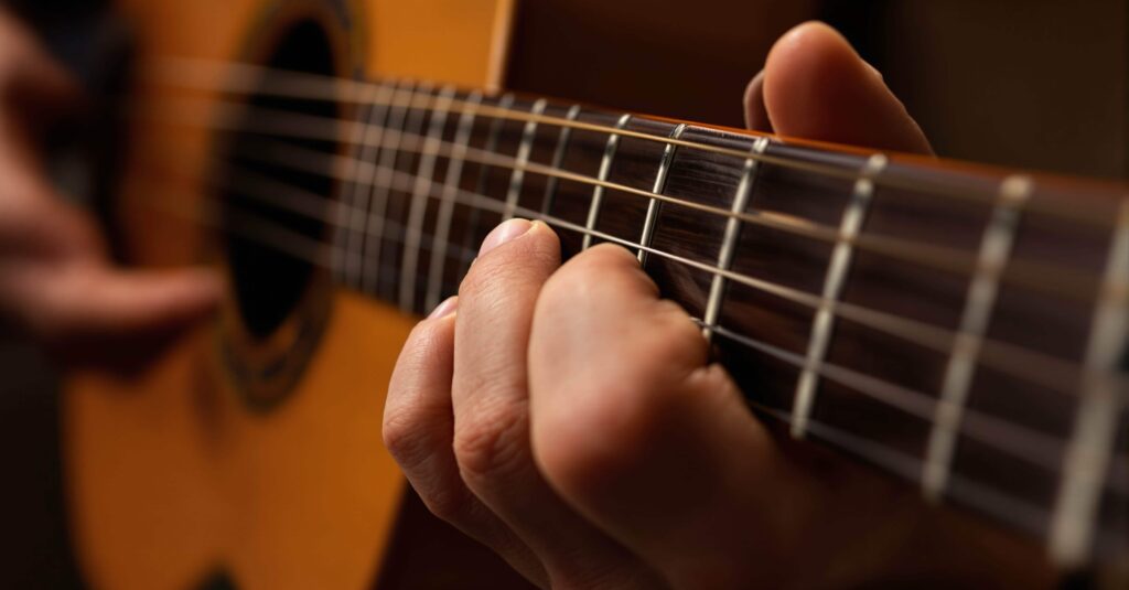Exercise the way the barre chord