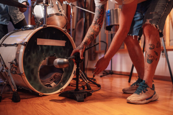 playing drums- pedals