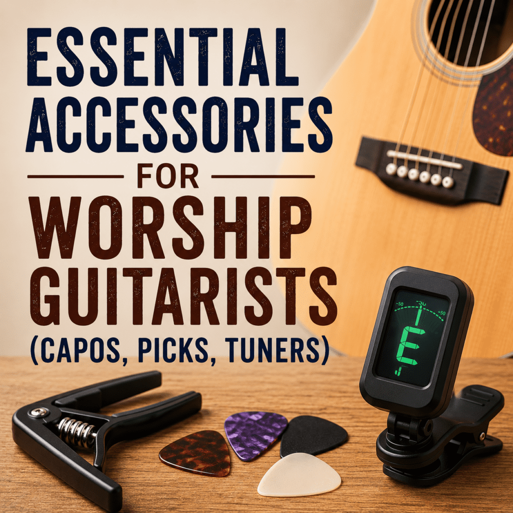 Essential Accessories for Worship Guitarists (Capos, Picks, Tuners)​