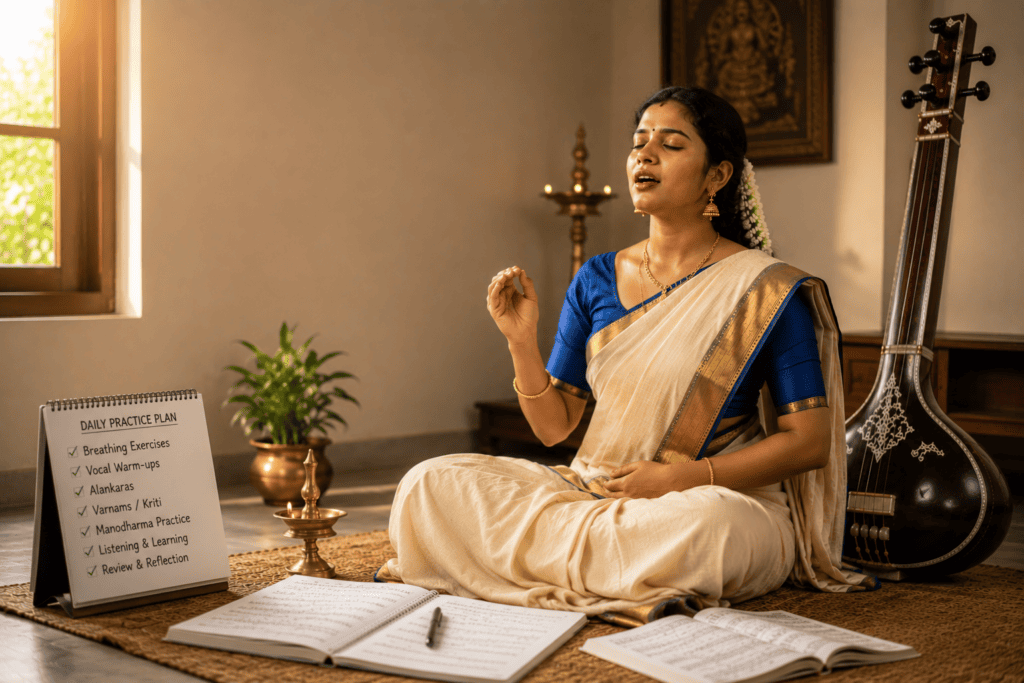 Breathing Techniques for Carnatic Vocalists