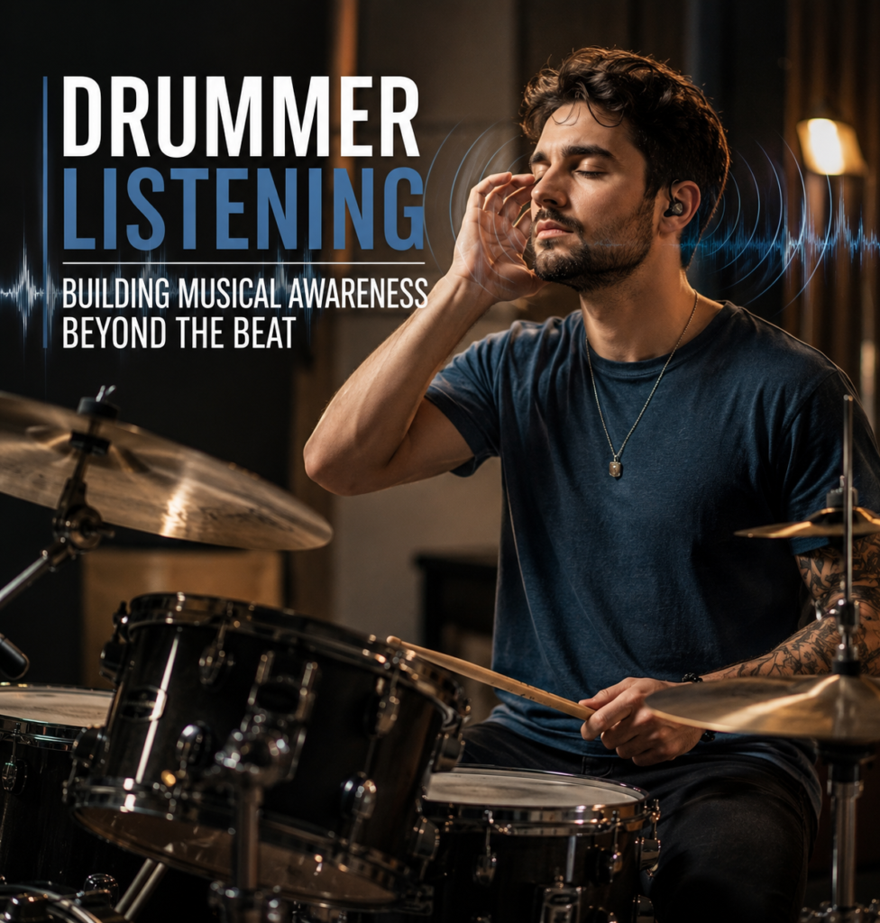Drummer Listening