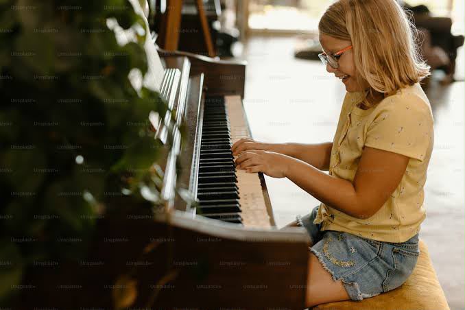 12 year old learning piano for the first time