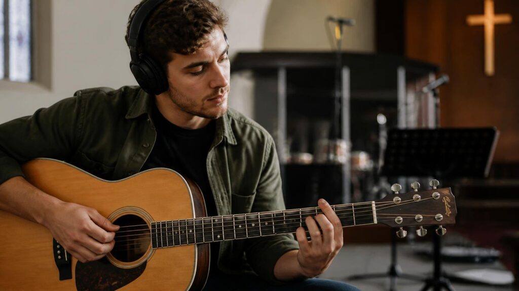 How to Play Worship Guitar by Ear and Find the Key of a Song