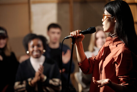 singing