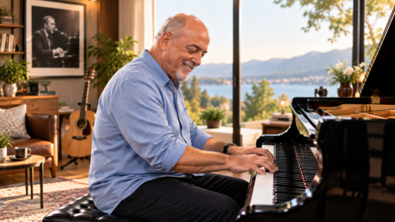 piano playing