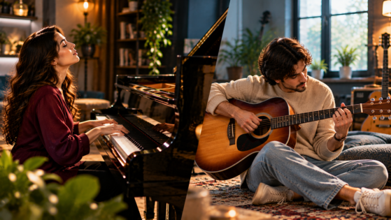 Piano vs Guitar