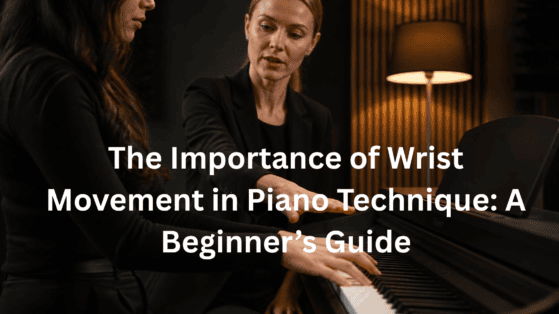 Proper wrist position for beginners learning piano technique