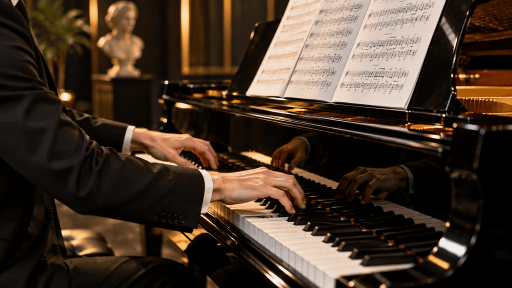 advanced piano technique for Trinity Grade 8 preparation
