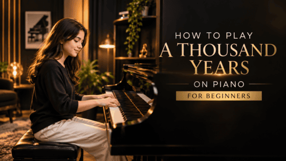 How to play A Thousand Years on piano for beginners