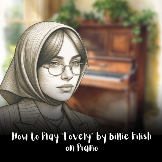 How to Play Lovely by Billie Eilish on Piano