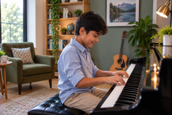piano playing