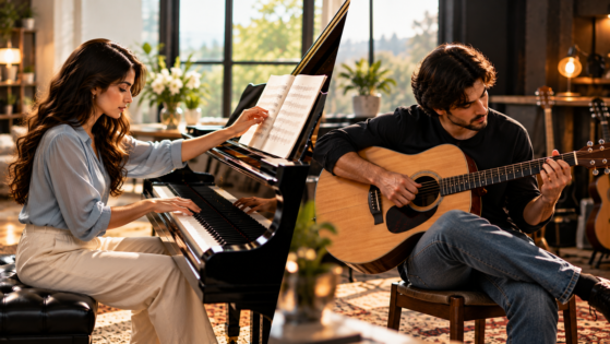 Piano vs Guitar