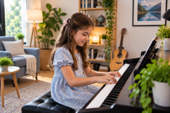 piano playing